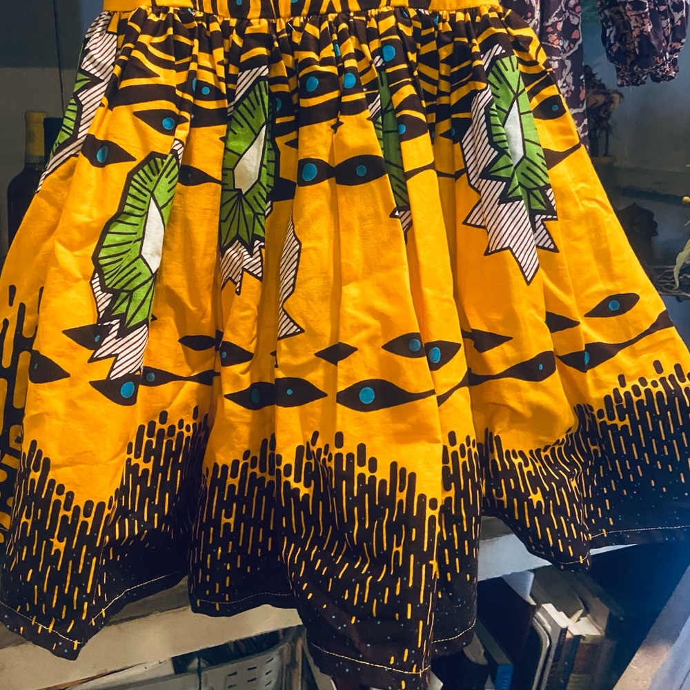 African print tribal Dress ethnic heritage celebration dress black history 6/7 - Picture 6 of 6